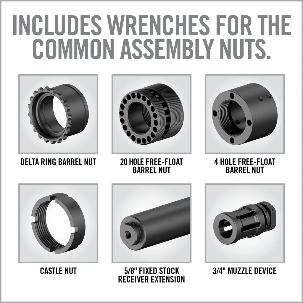 Master-Fit A2/AR15 Crowfoot Wrench Set