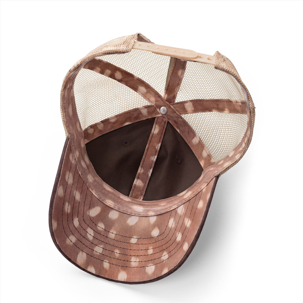 Longhorn and Roses Ponytail Women's Washed Mesh-Back Cap