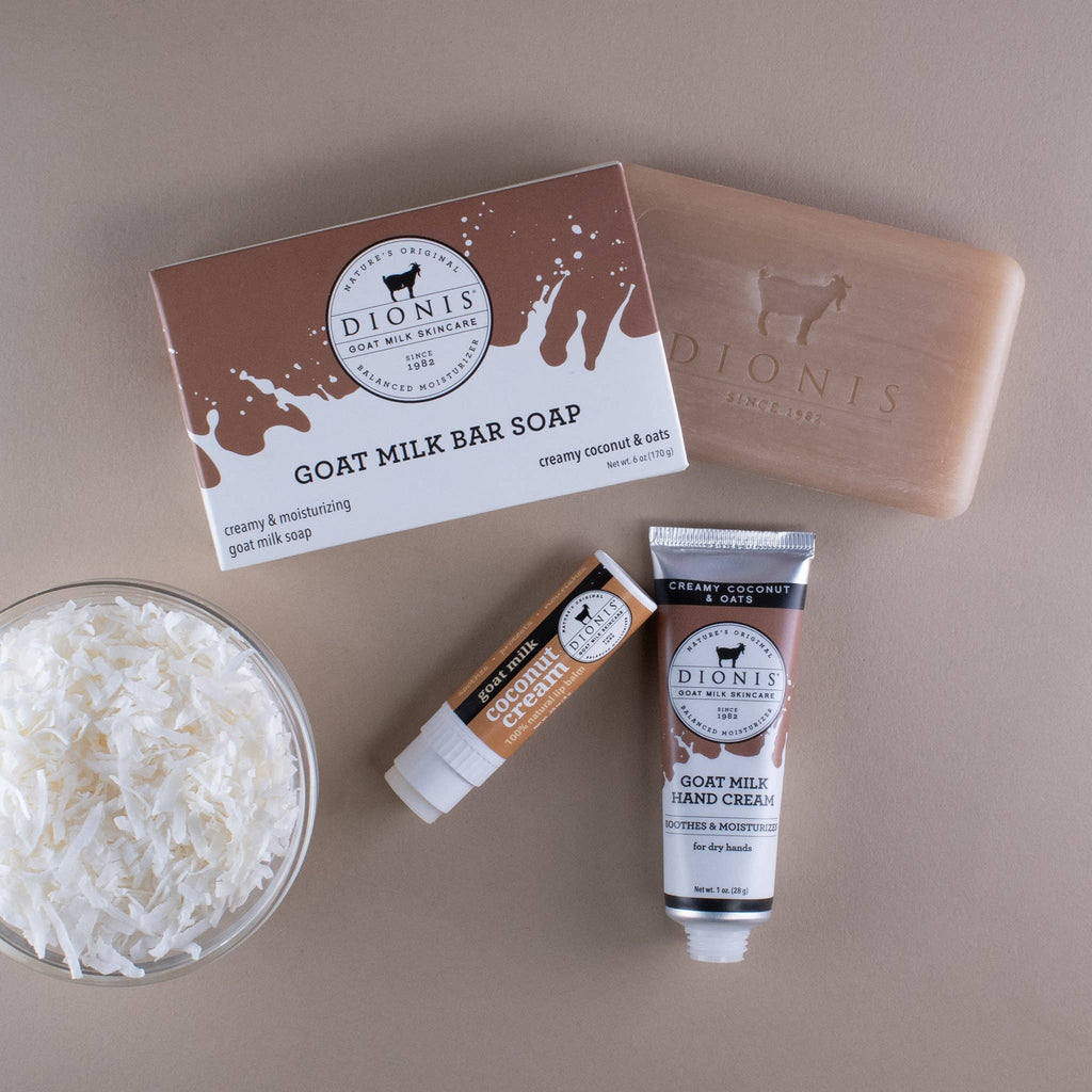 Dionis Creamy Coconut & Oats Goat Milk Body Care Collection