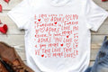 Adore you white T-Shirt