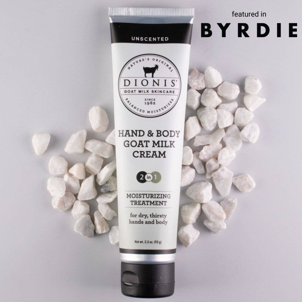 Dionis Unscented Hand & Body Goat Milk Cream