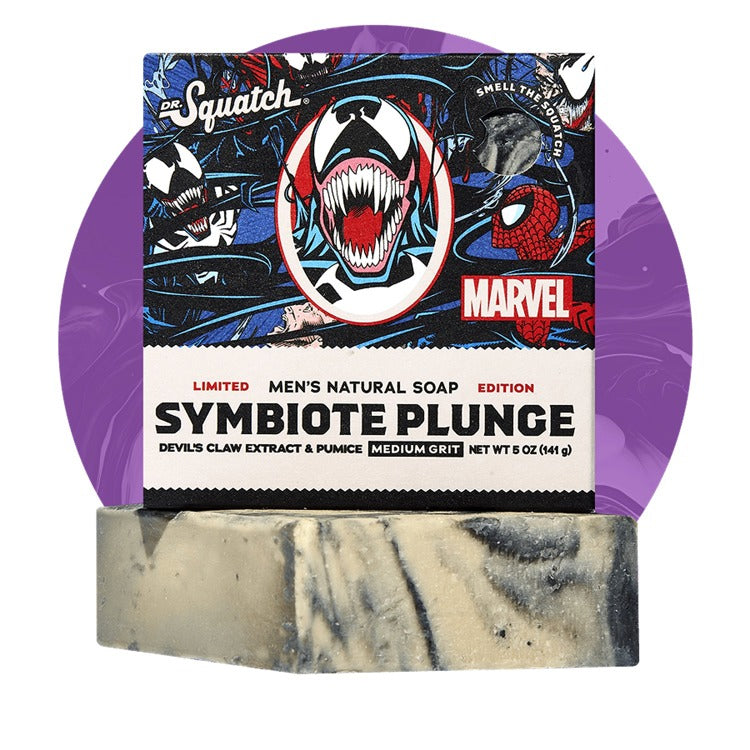 Dr. Squatch Marvel Symbiote Plunge Bar Soap