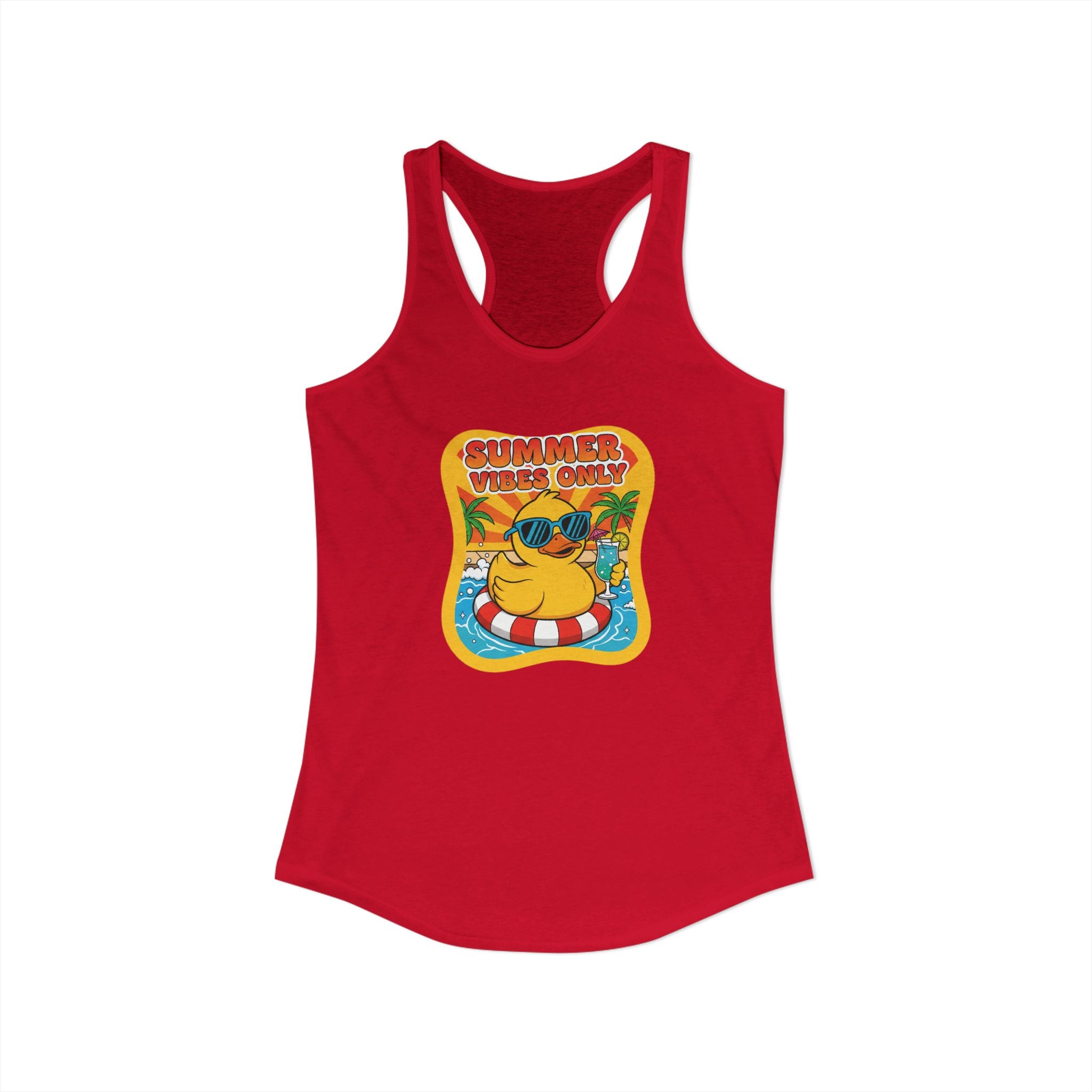 Ducky Vibes Women's Ideal Racerback Tank