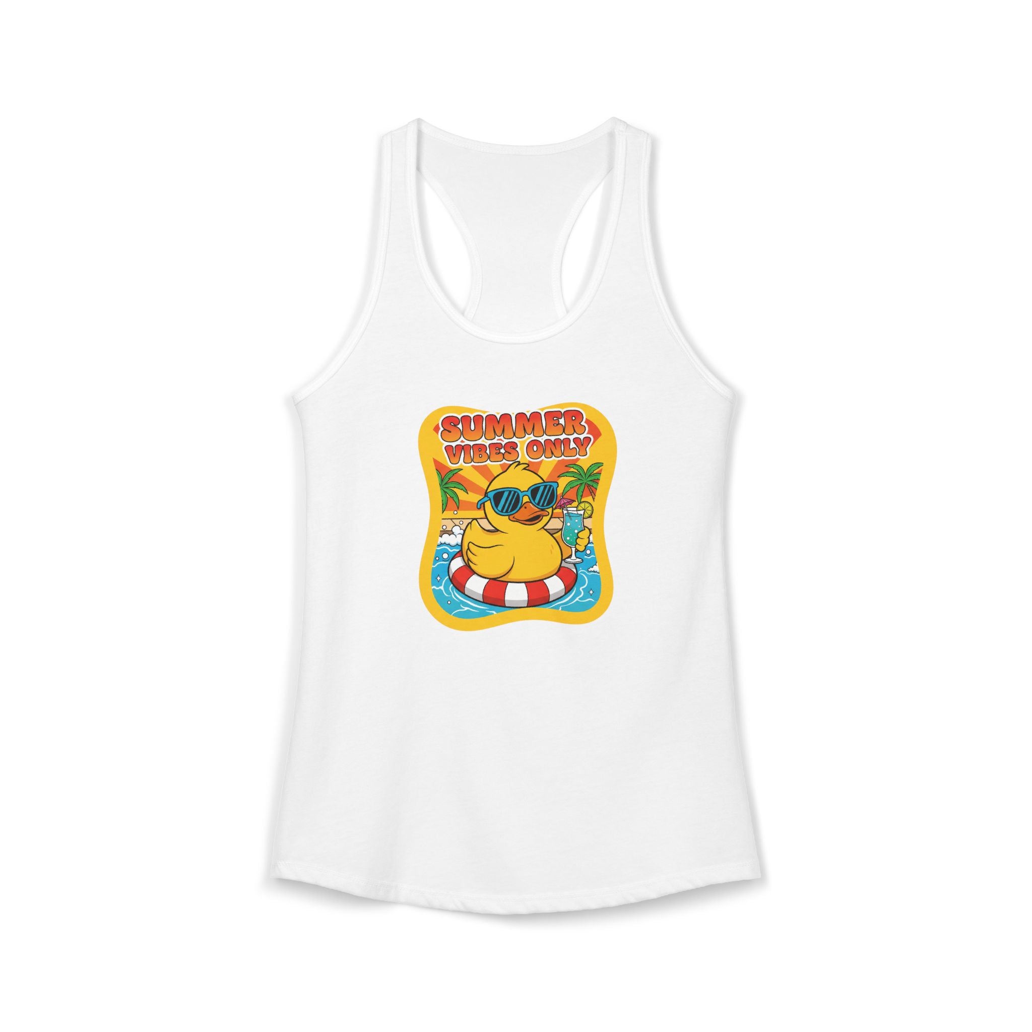 Ducky Vibes Women's Ideal Racerback Tank