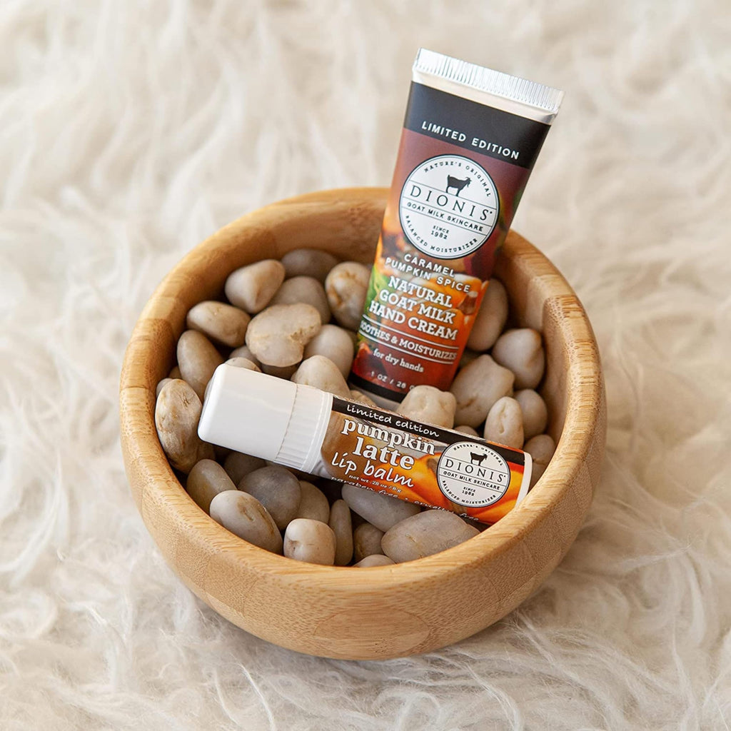 Dionis Pumpkin Latte Lip & Hand Cream Set