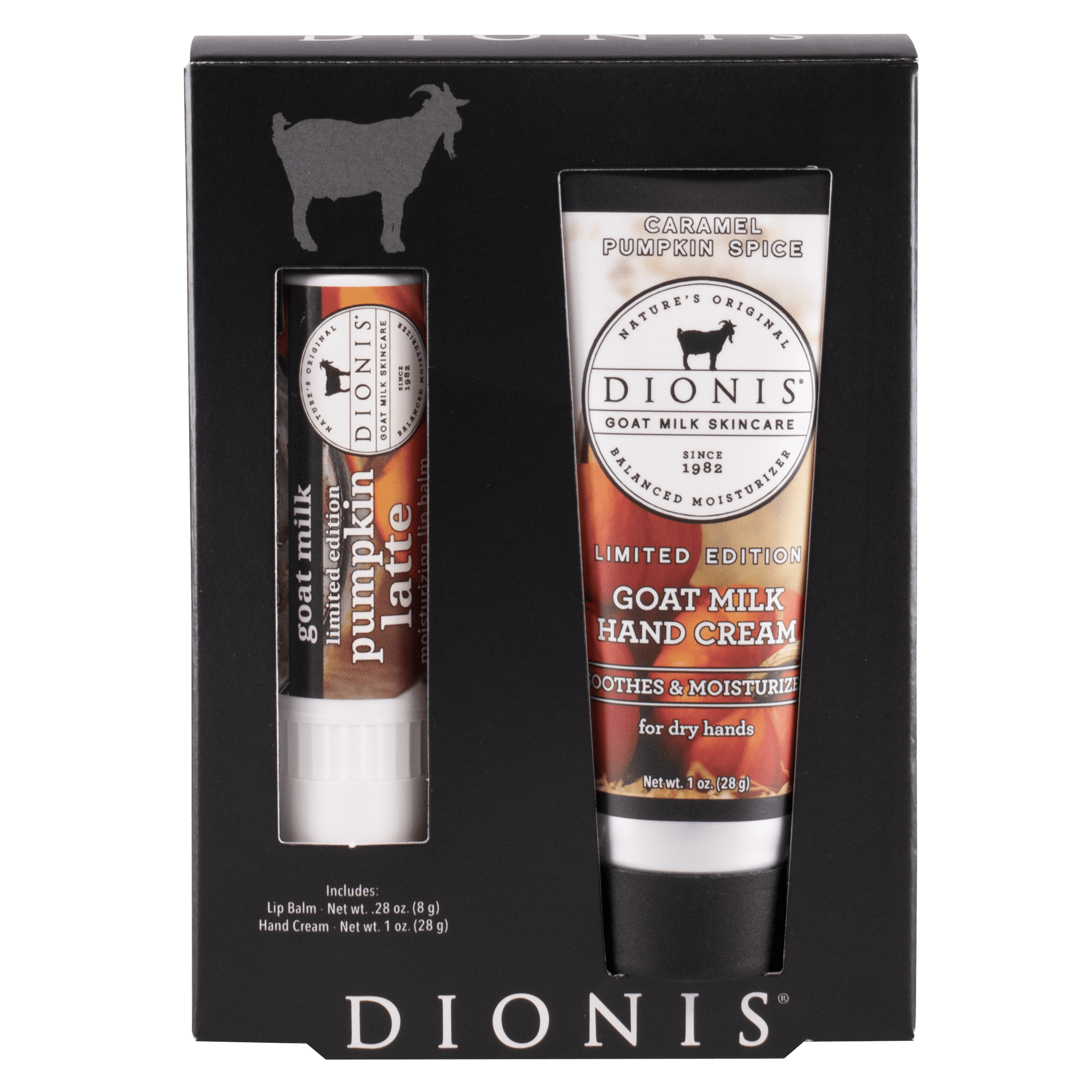 Dionis Pumpkin Latte Lip & Hand Cream Set