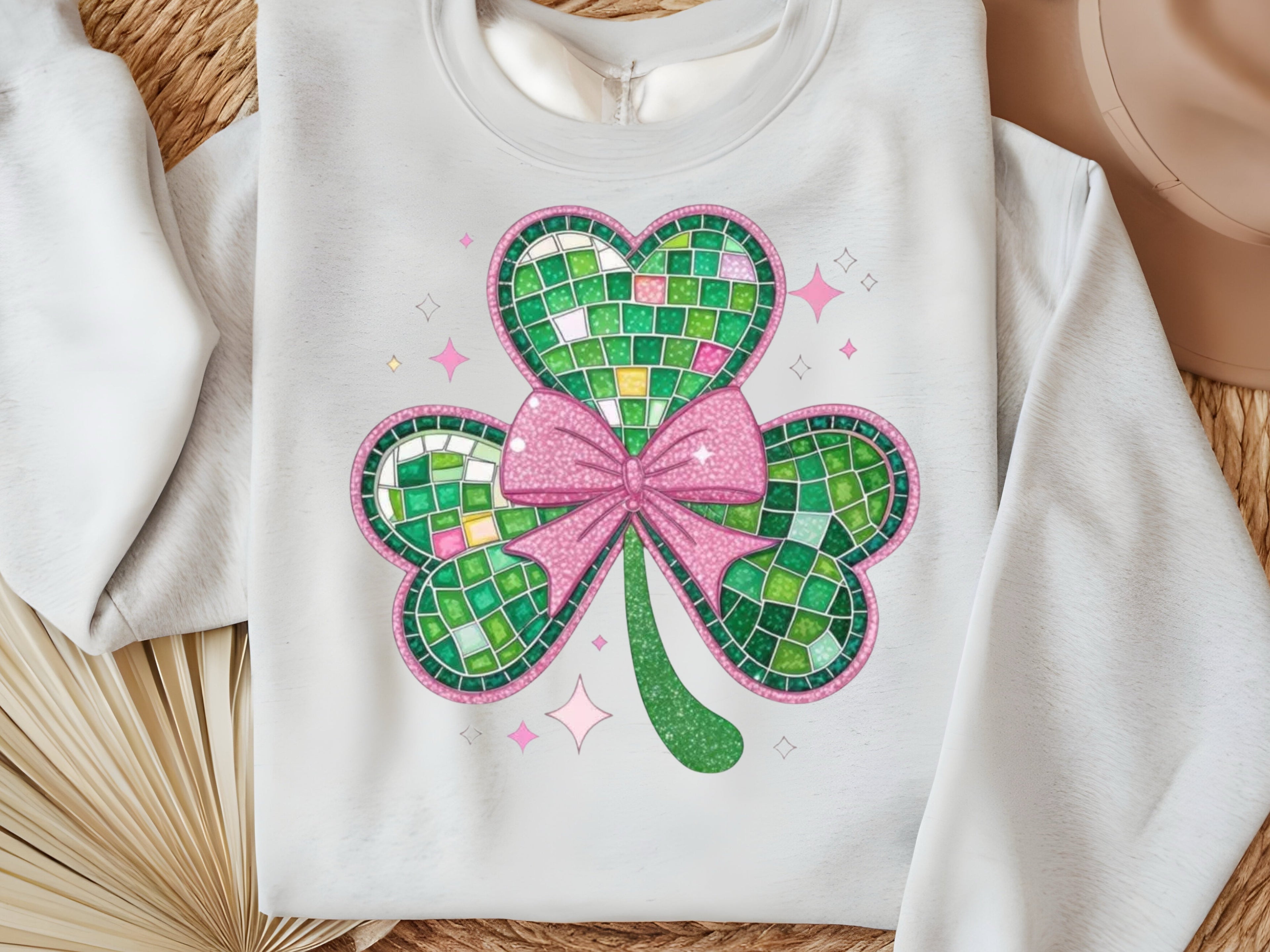 Shamrocks and Bows sweatshirt