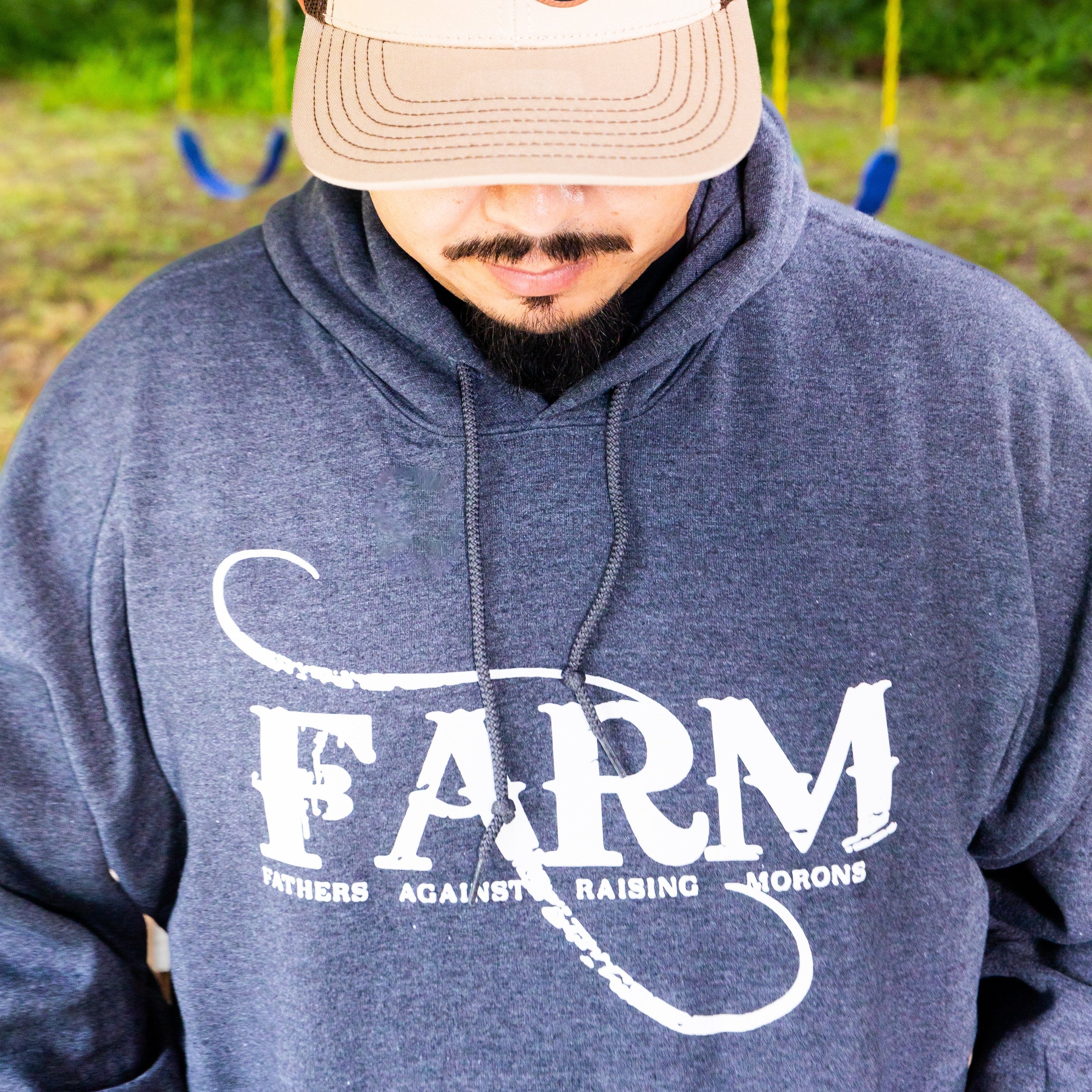 FARM Hoodie - Heather Grey