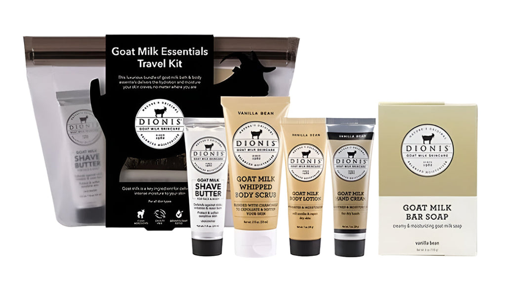 Dionis Vanilla Bean Goat Milk Travel Kit