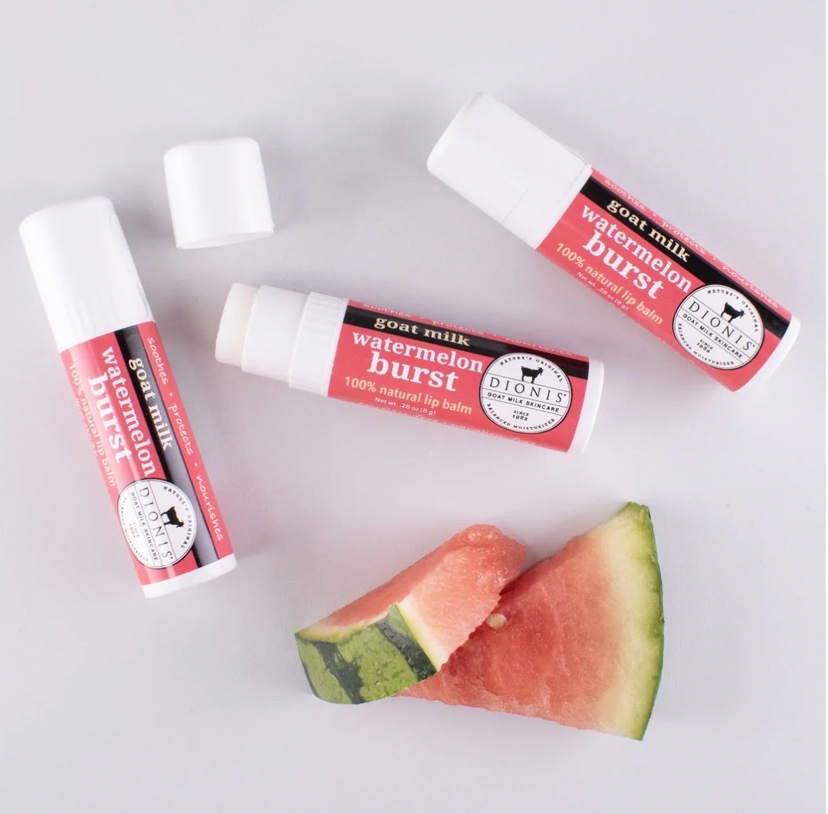 Dionis Watermelon Burst Goat Milk Lip Balm