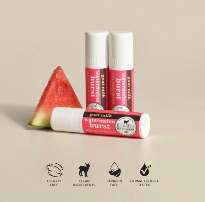 Dionis Watermelon Burst Goat Milk Lip Balm