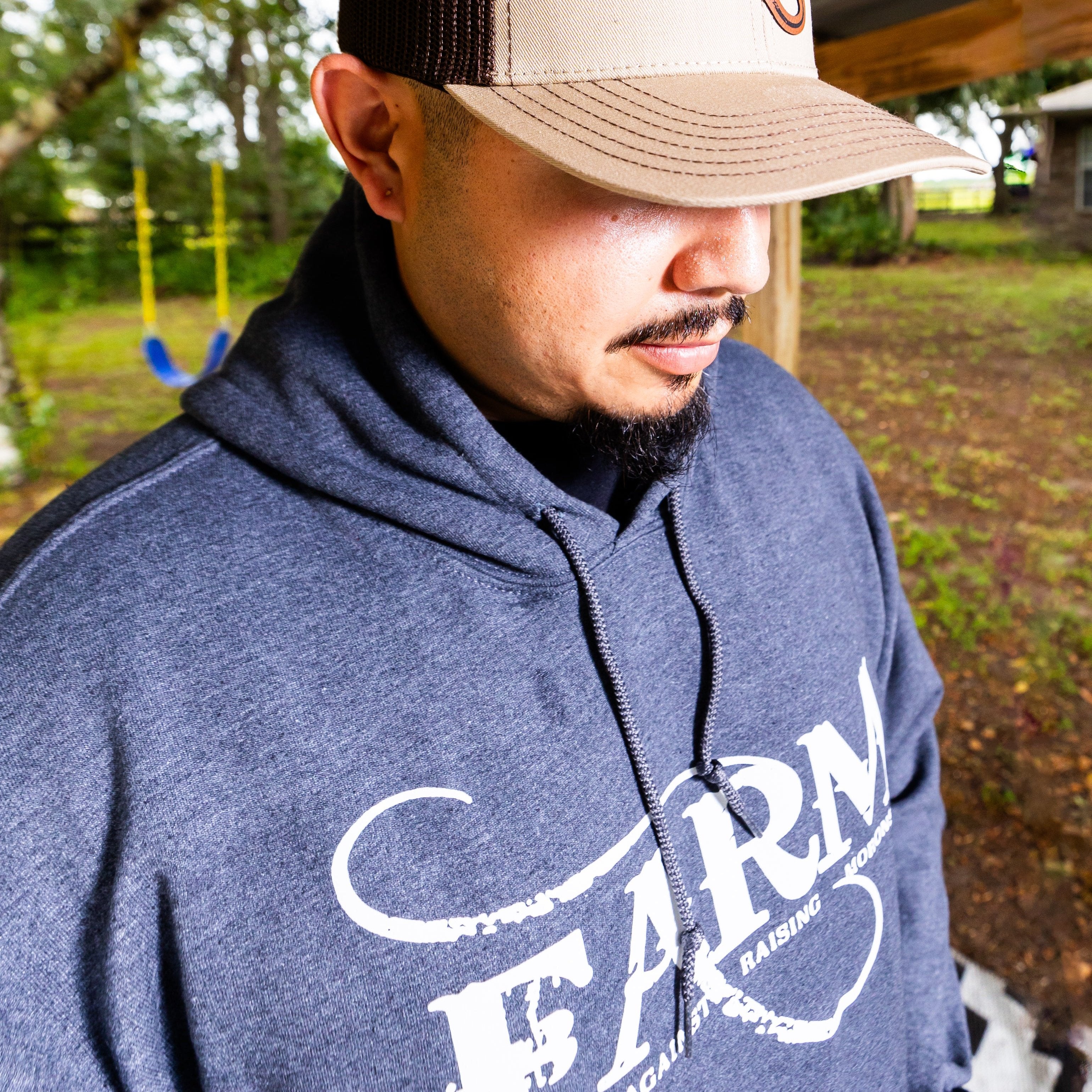 FARM Hoodie - Heather Grey