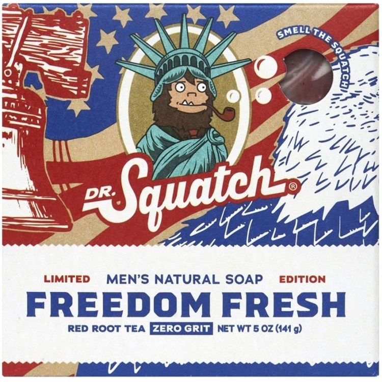 Dr. Squatch Limited Edition Freedom Fresh Bar Soap