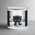 Adorable Cat Camping Mug – Enamel Coffee Cup for Pet Lovers & Nature Fans